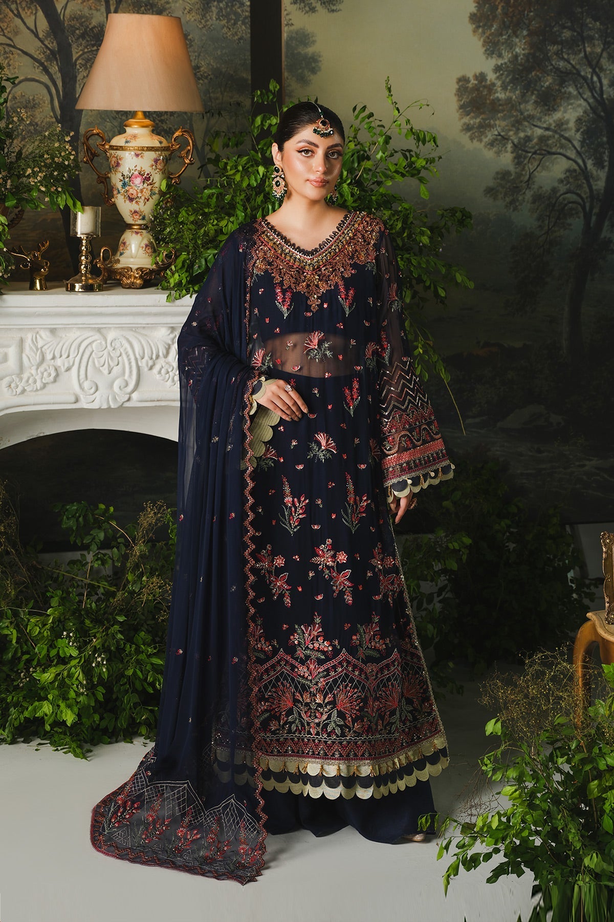 Paras by Pasha | Ayla Luxury Formals | PR102 Midnight - Official Paras by Pasha stockist in UK - Sakeena London