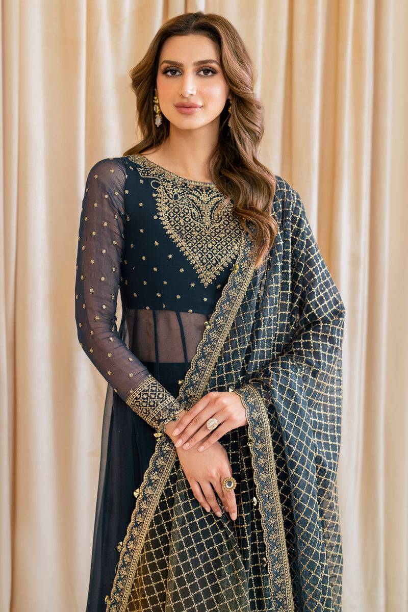 Jazmin | Formals Collection | CHIFFON UC-3047 - Official Jazmin stockist in UK - Sakeena London