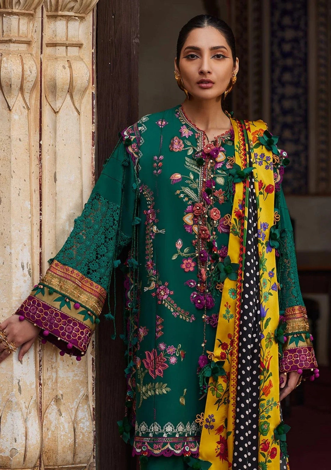Lawn - Elan - Unstitched 25 - Aurielle - 6A