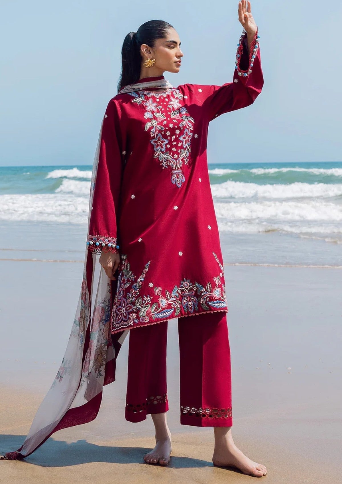 Lawn - Sadaf Fawad Khan - Everyday - Floral Paisley