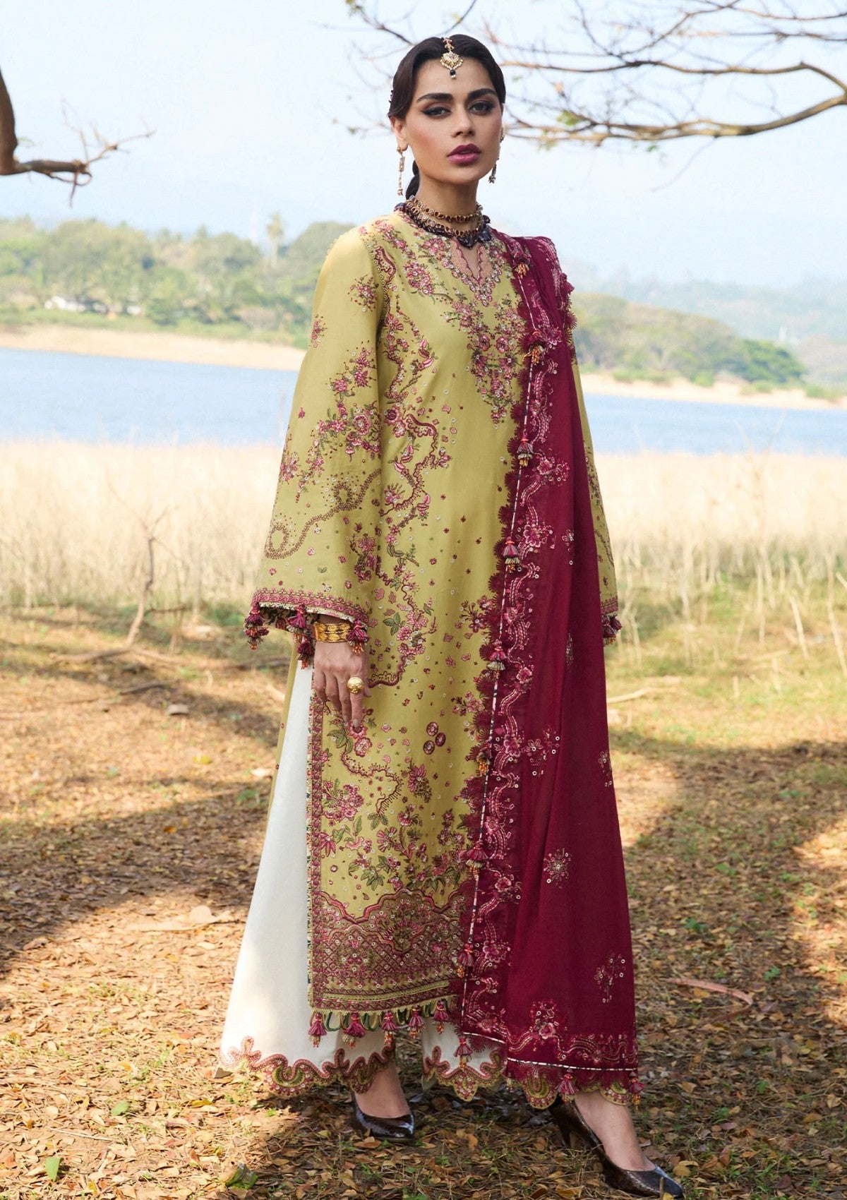 Lawn - Hussain Rehar - Luxury Lawn 25 - Minted