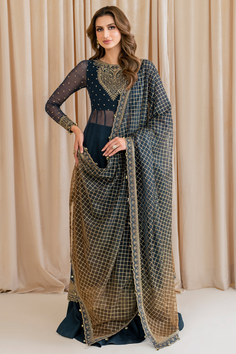 Jazmin | Formals Collection | CHIFFON UC-3047 - Official Jazmin stockist in UK - Sakeena London