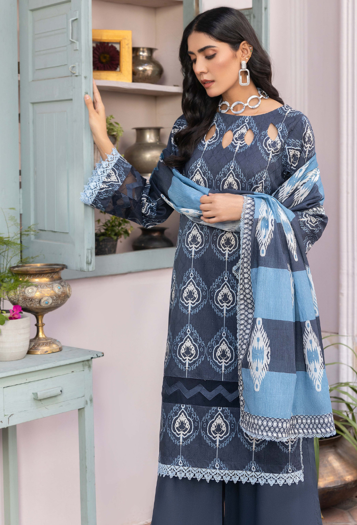 Humdum | Rang e Noor SS 24 | D01 - Official HumDum stockist in UK - Sakeena London