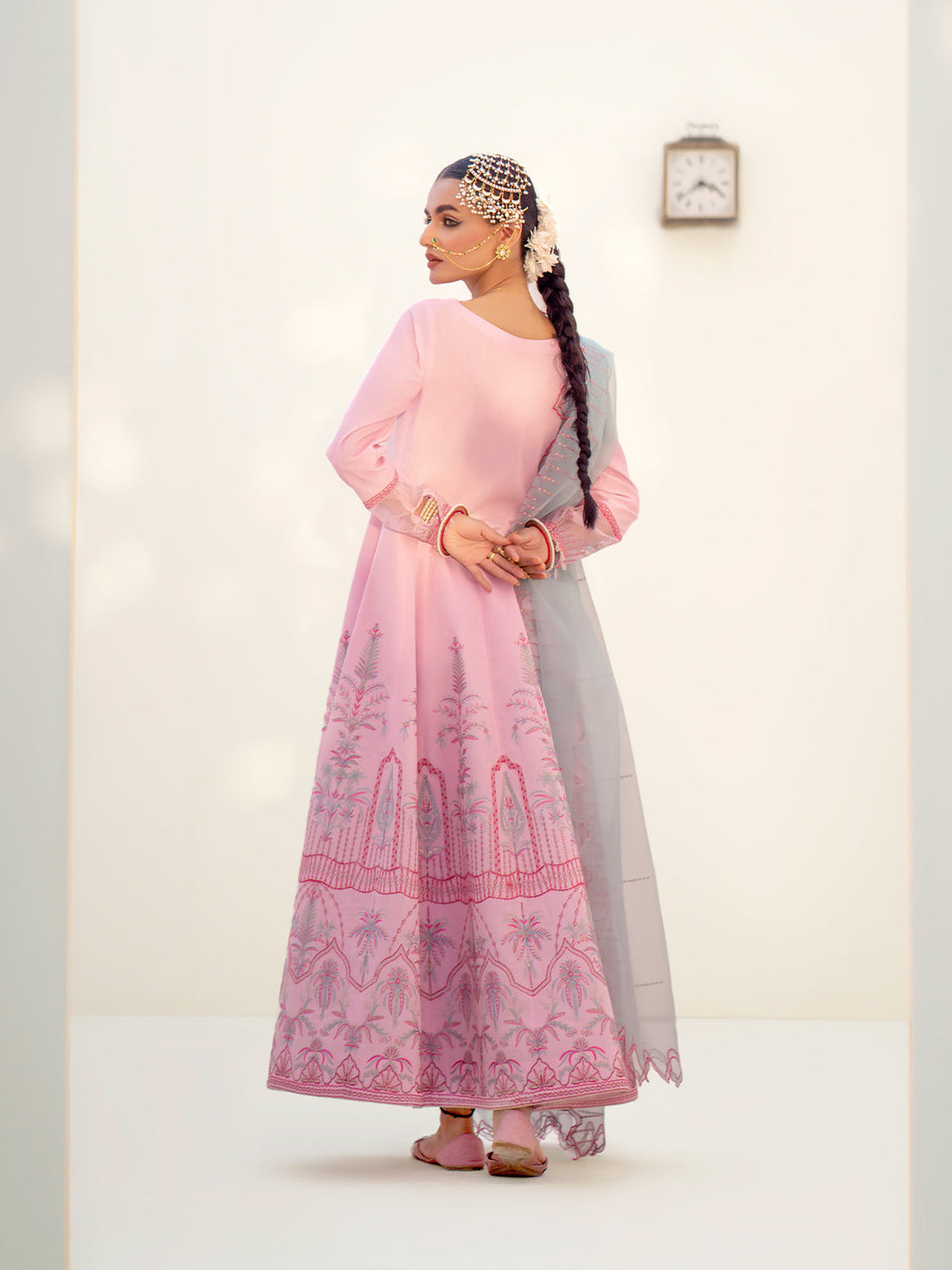 Fozia Khalid | Eid Edit 24 | Cranberry Pink - Official Fozia Khalid stockist in UK - Sakeena London