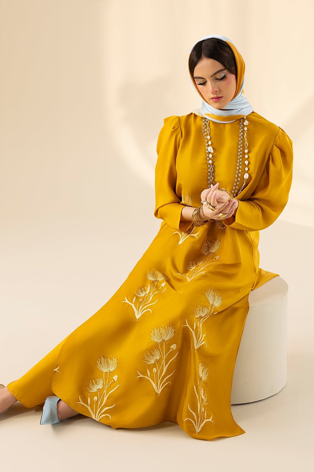 Erum Khan | Lillia Summer Edit | Honey Haze - Official Erum Khan stockist in UK - Sakeena London