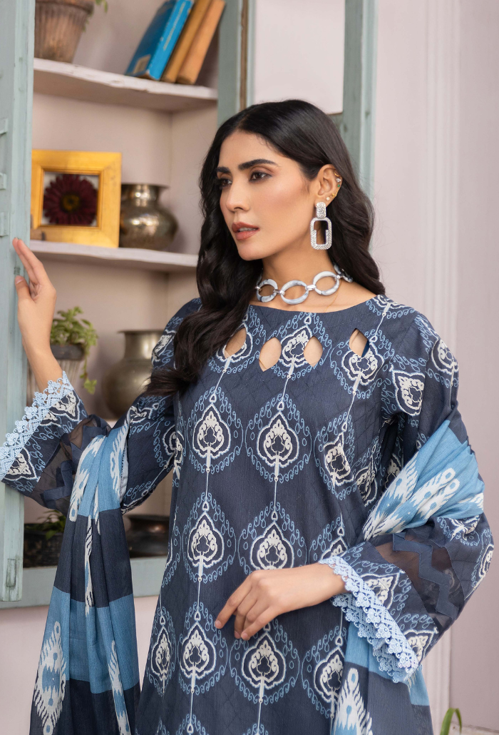 Humdum | Rang e Noor SS 24 | D01 - Official HumDum stockist in UK - Sakeena London