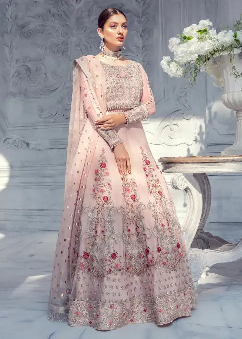 Meeral | Wedding Formals | ML-05-PINK(LWH) - Official Meeral stockist in UK - Sakeena London