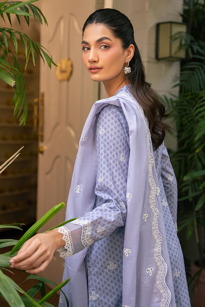 Cross Stitch | Mahiri Embroidered Lawn 24 | LILAC WHISPER - Official Cross Stitch stockist in UK - Sakeena London