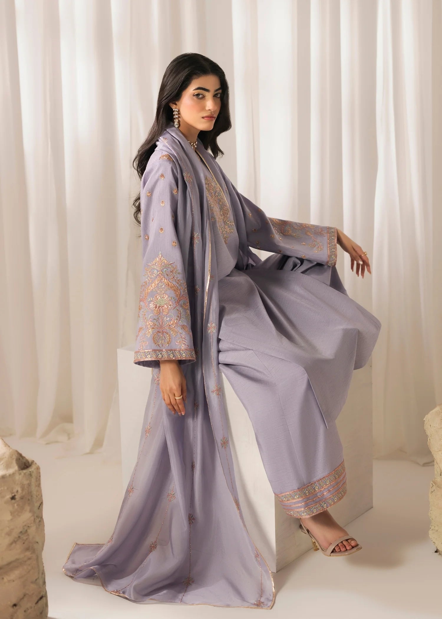 Jamnii | Silk Atelier Pret 26 | LAVENDER MIST