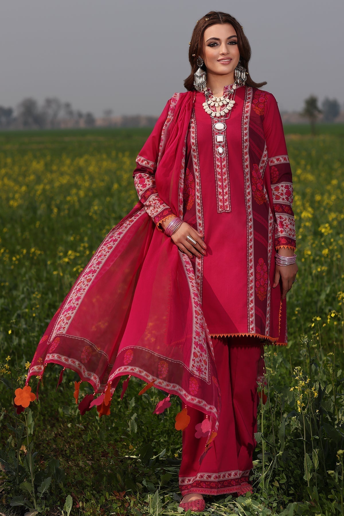 Charizma | Lawn Collection 24 | SP4-03 - Official Charizma stockist in UK - Sakeena London