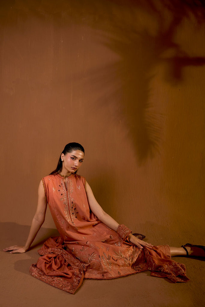 Sobia Nazir | Winter Shawl 25 | Design 4A - Official Sobia Nazir stockist in UK - Sakeena London