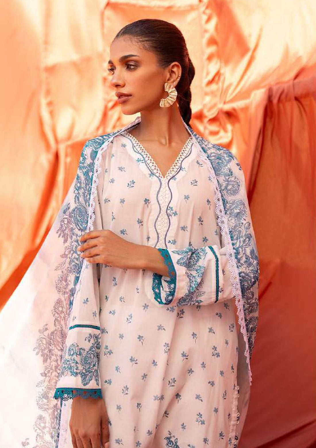 Lawn Collection - Cross Stitch - Eid Lawn 2 - SL24#18 - Floret Vogue