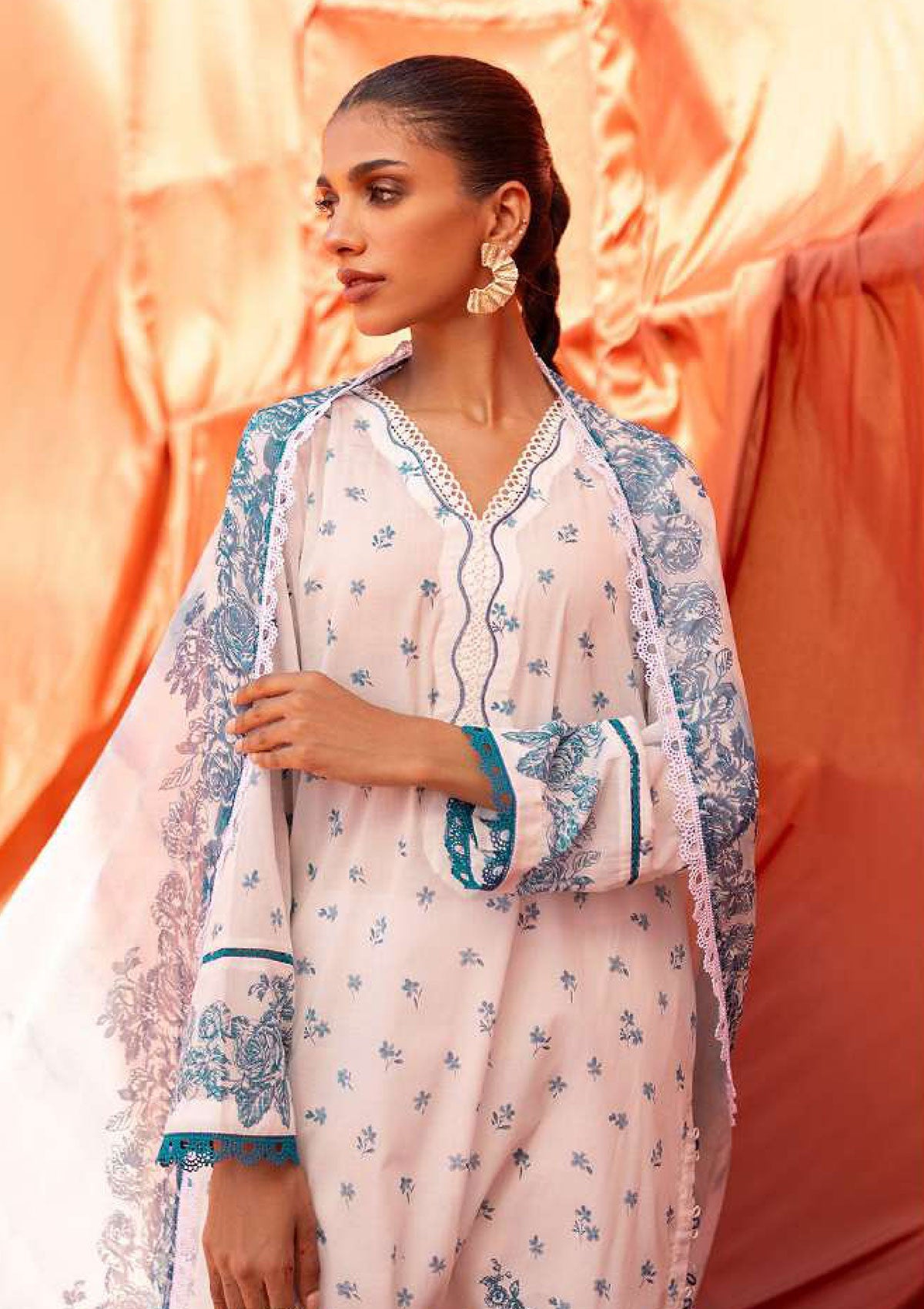 Lawn Collection - Cross Stitch - Eid Lawn 2 - SL24#18 - Floret Vogue