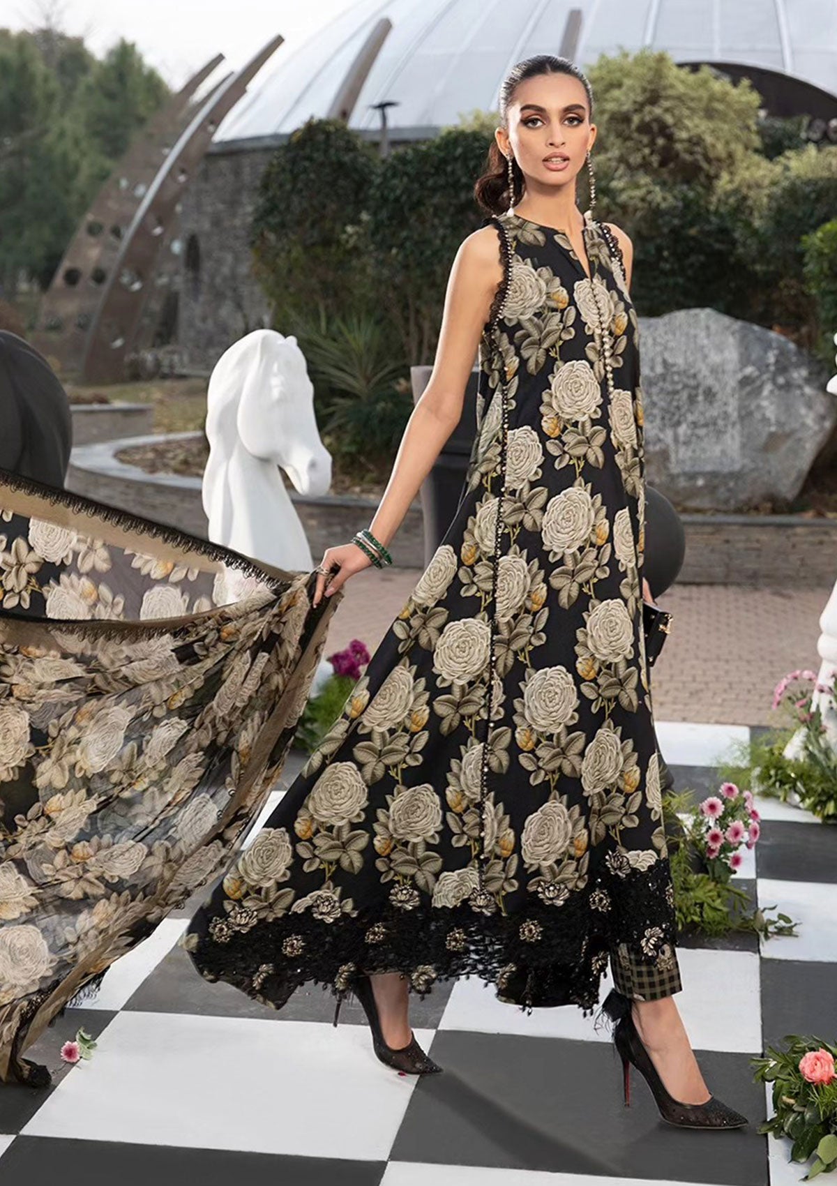 Lawn Collection - Maria B - M Prints - Spring Summer - MM24#3 B