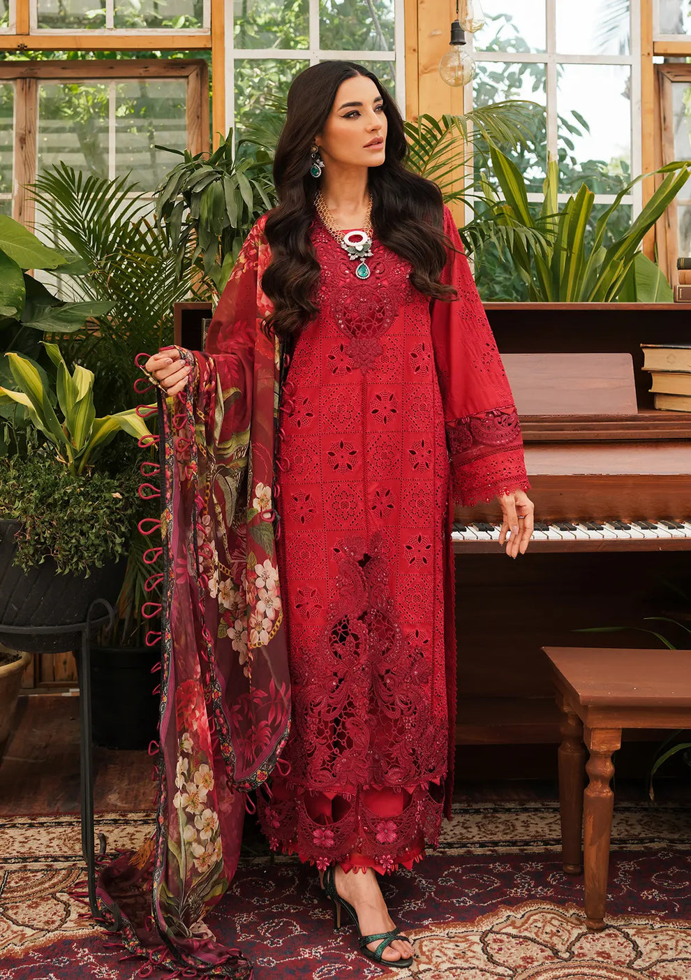 Kahf Premium | Luxury Lawn 24 | KLE-04 Valentino - Official Kahf Premium stockist in UK - Sakeena London