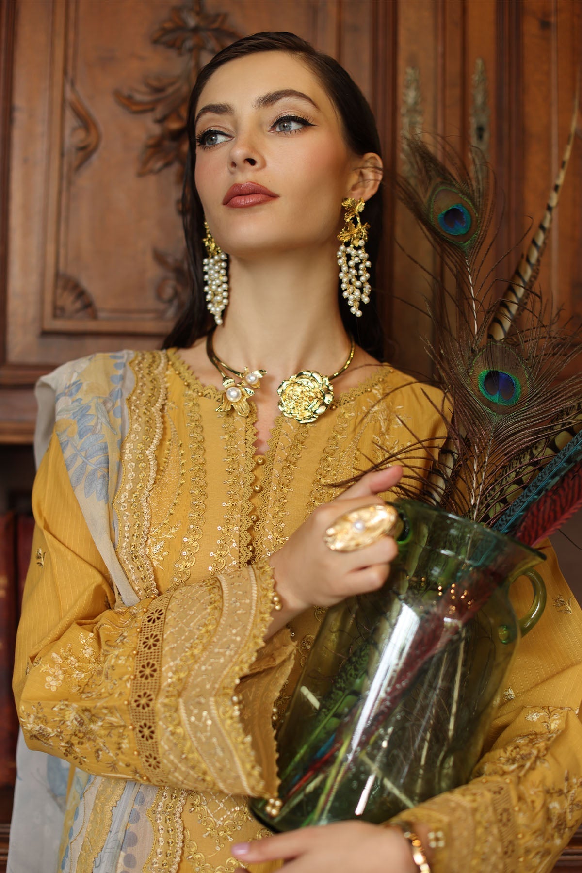 Nureh | Maya Lawn | NS-155 - Official Nureh stockist in UK - Sakeena London