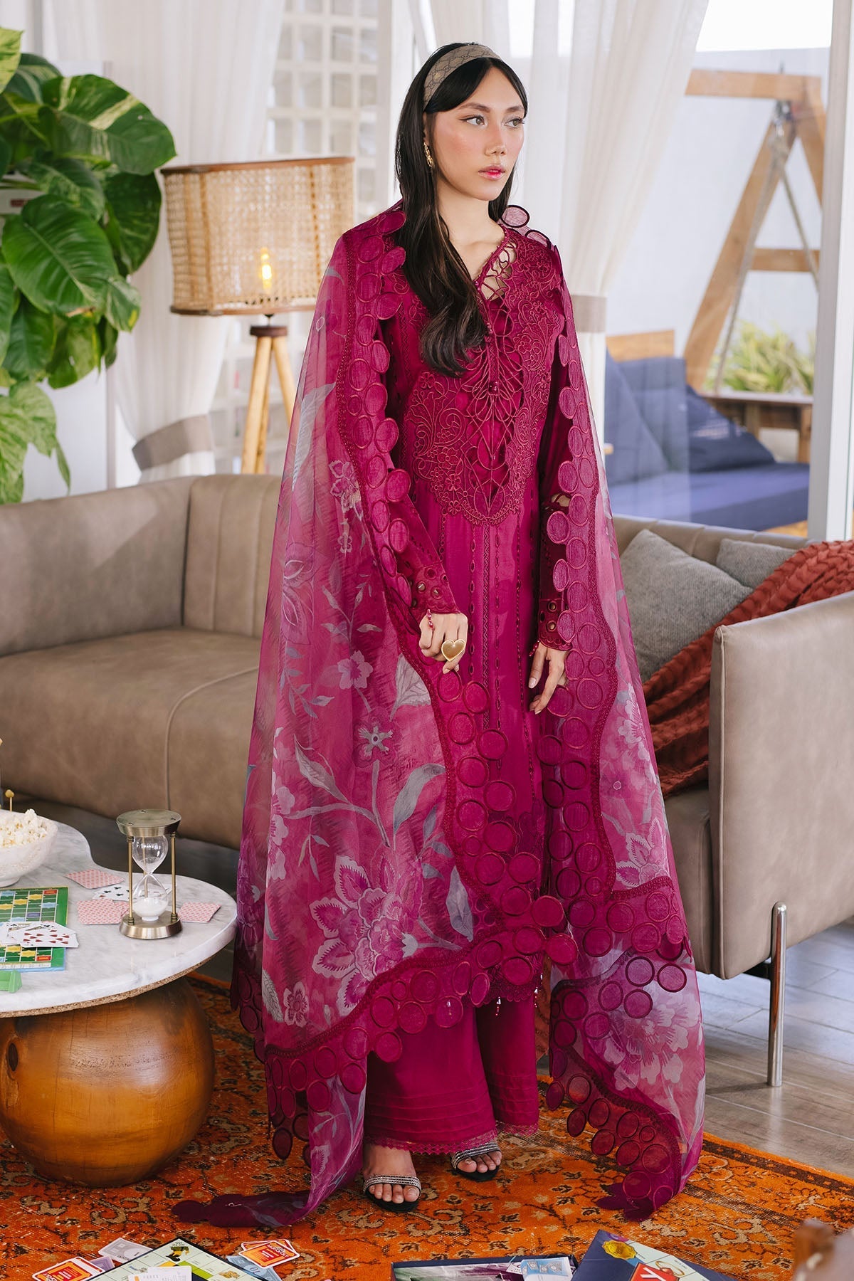 Nureh | Eid Escape Lawn | LEENA NE-89 - Official Nureh stockist in UK - Sakeena London