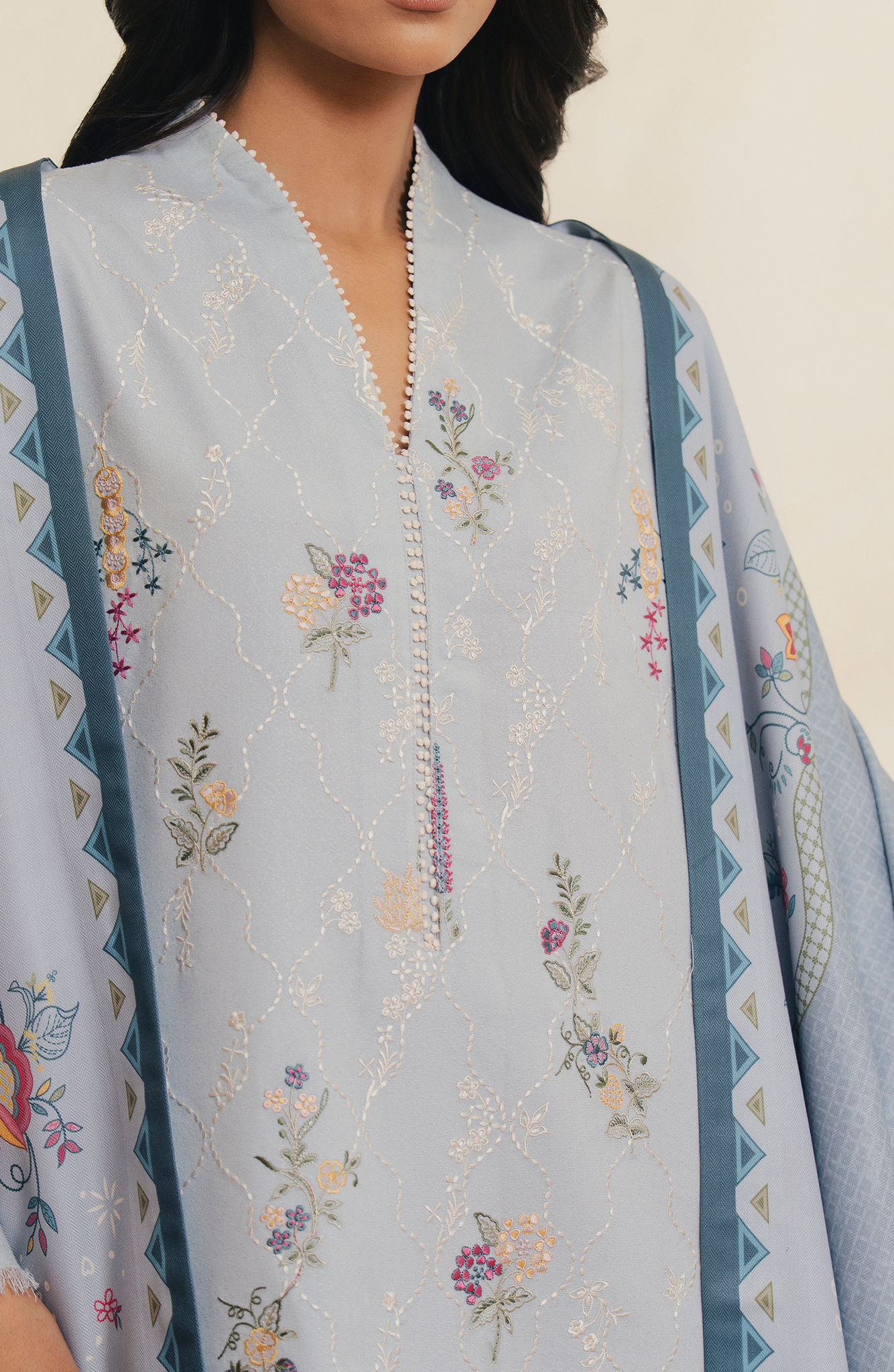 Seran | Winter Embroidered 25 | Alviera - Official Seran stockist in UK - Sakeena London