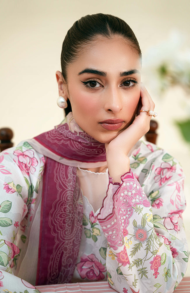 Seran | Daffodils Lawn 24 | Freya - Official Seran stockist in UK - Sakeena London