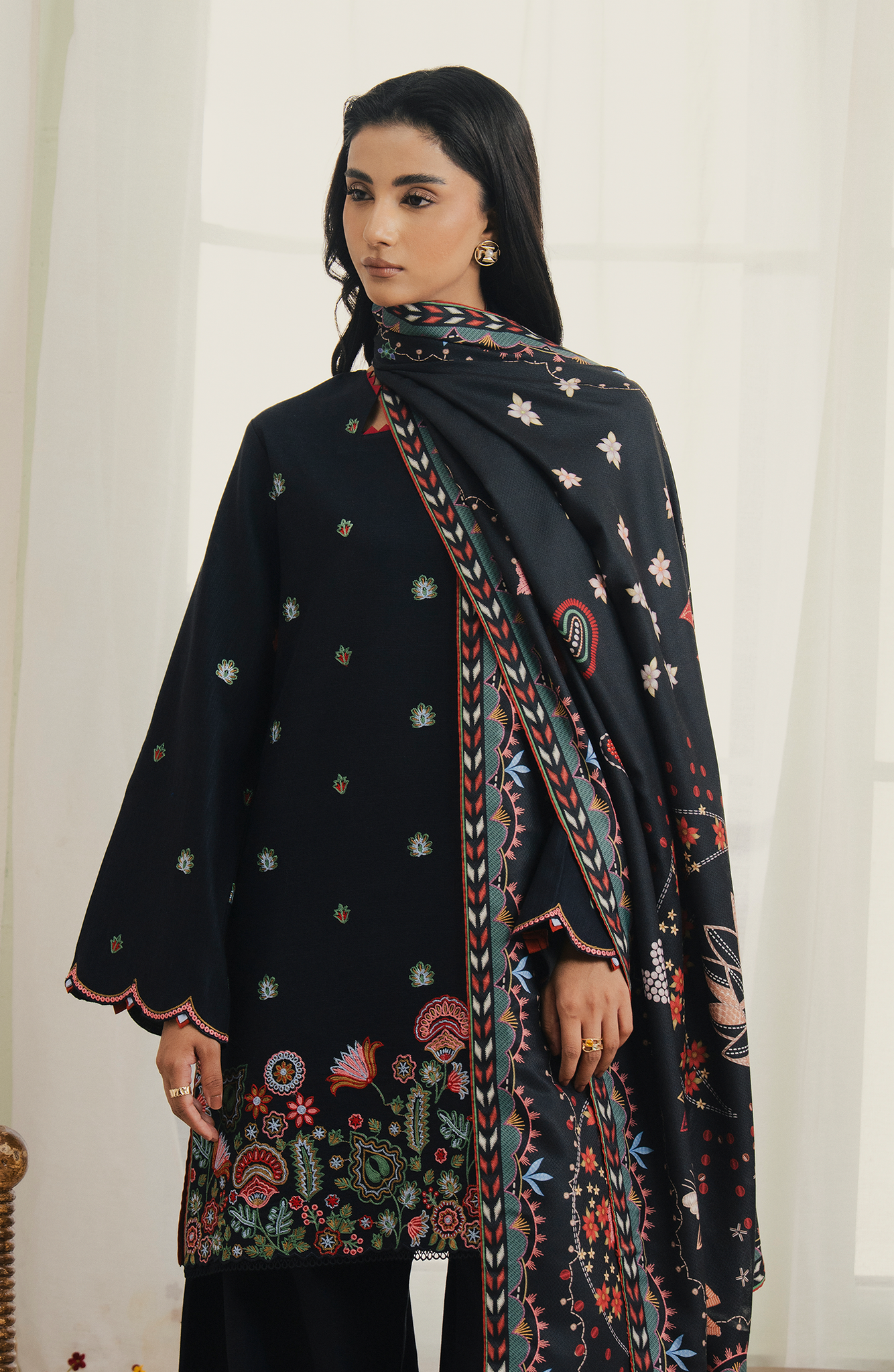 Seran | Winter Embroidered 25 | Nythea - Official Seran stockist in UK - Sakeena London