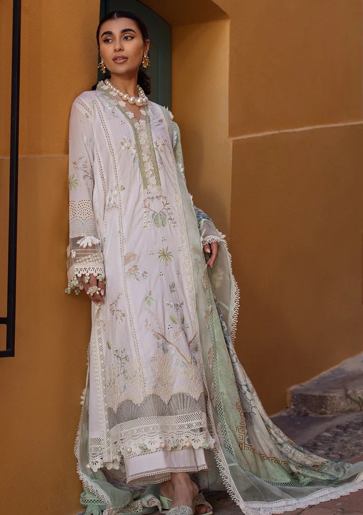 Lawn - Ansab Jahangir - Zoha - Luxury 25 - AJ-LL-25-07 - BabyÃÂ¢ÃÂÃÂs Breath