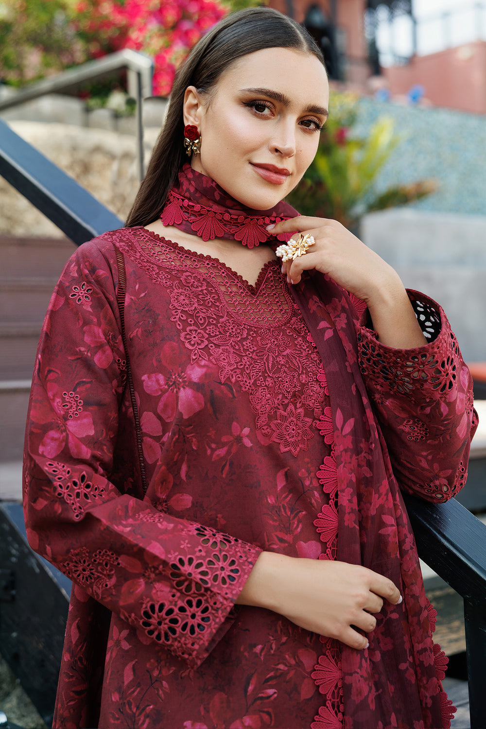 Farasha | Printed Essentials | Merlot Muse - Official Farasha stockist in UK - Sakeena London