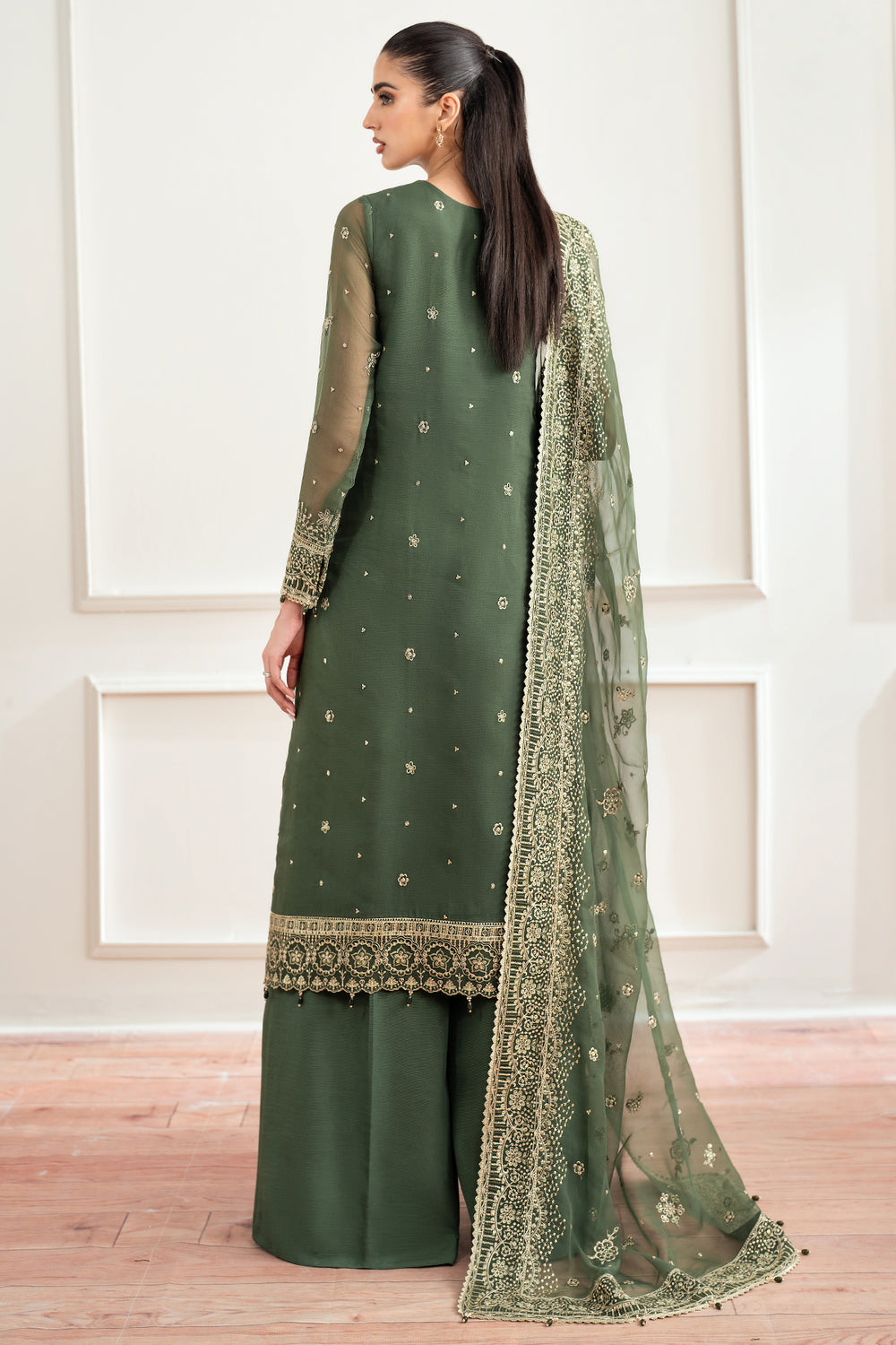 Farasha | Essence Formals 25 | Muted Moss - Official Farasha stockist in UK - Sakeena London