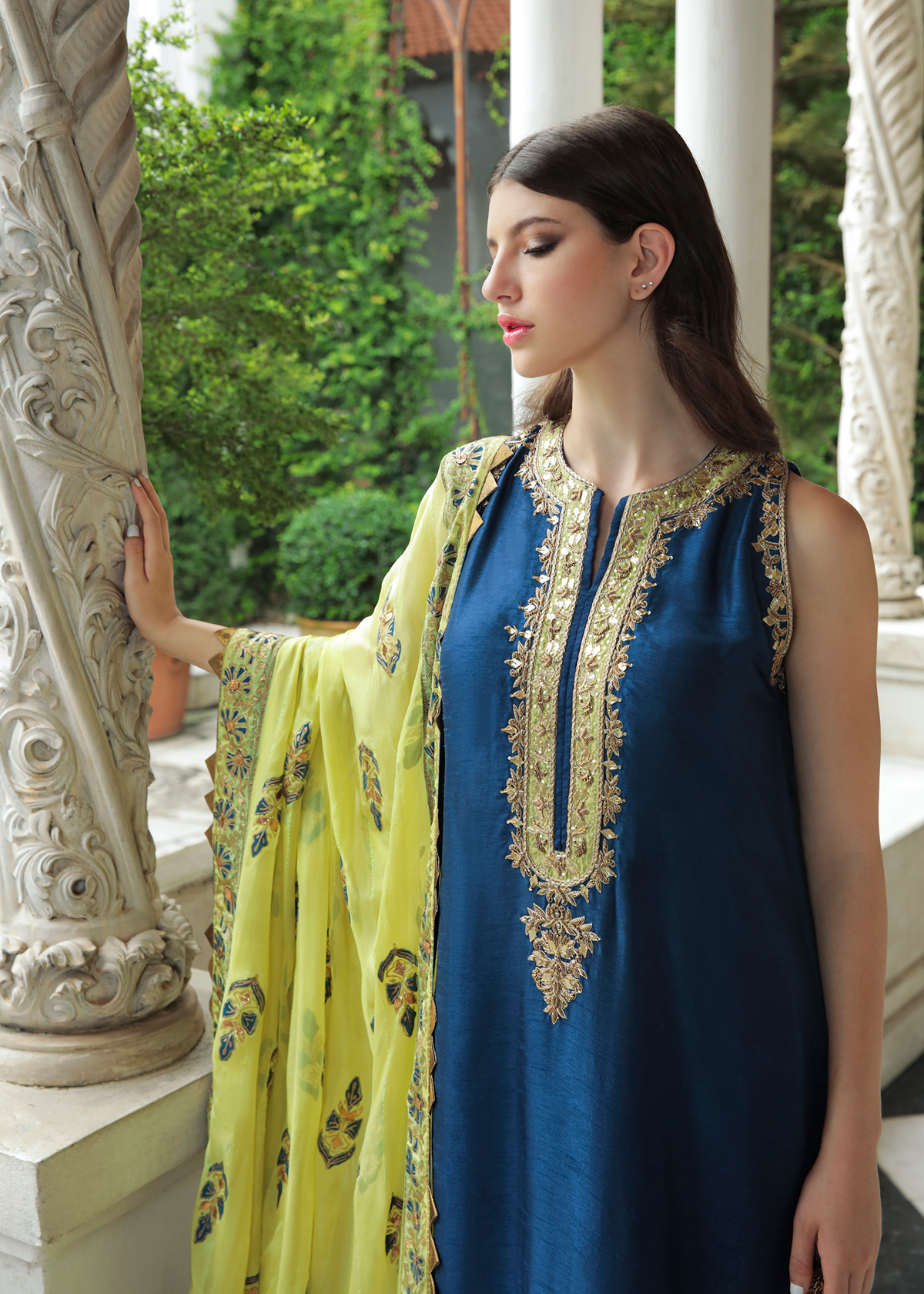 Purple Haze Pret Studio | Apsara Formals | Midnight blue outfit - Official Purple Haze stockist in UK - Sakeena London
