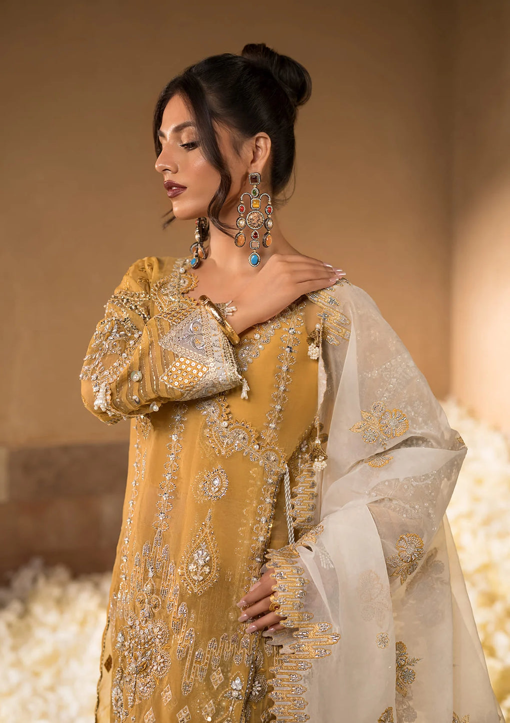 Elaf Premium | Formal Handwork Collection | EFH-07 SAHAR - Official Elaf Premium stockist in UK - Sakeena London