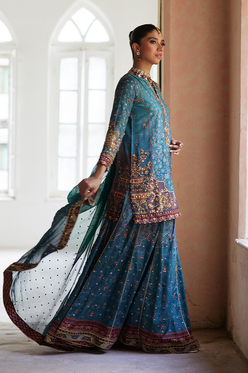 Mina Hassan | Formal Dholki Collection | Leela - Official Mina Hassan stockist in UK - Sakeena London