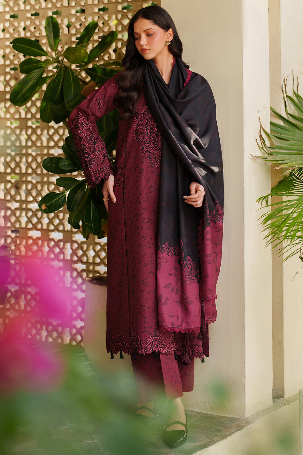 Farasha | Meline Premium Viscose 25 | Sable Bloom - Official Farasha stockist in UK - Sakeena London