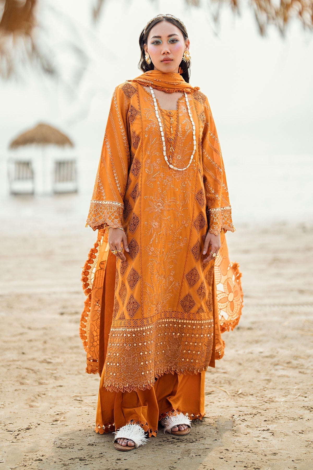 Nureh | Khuwab Luxury Lawn | NE-149 - Official Nureh stockist in UK - Sakeena London