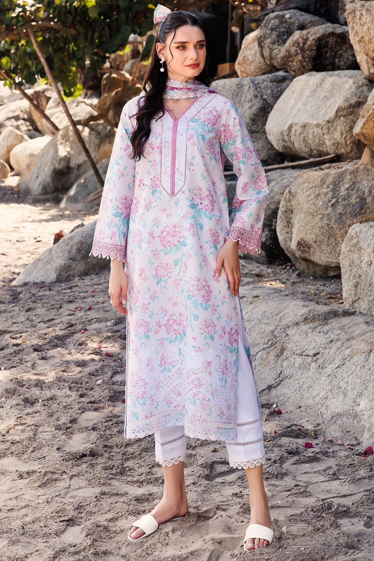 Farasha | Printed Essentials | Blossom Mist - Official Farasha stockist in UK - Sakeena London