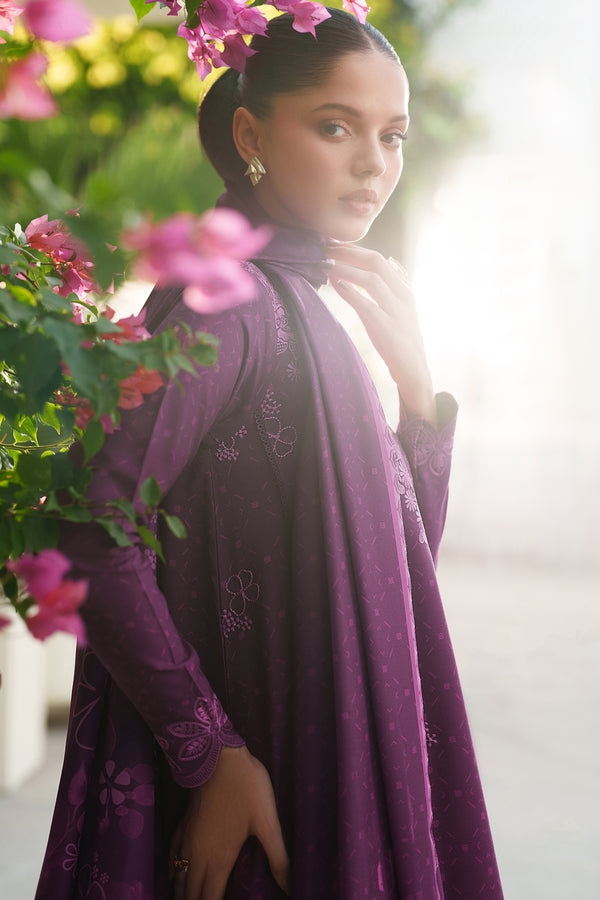 Farasha | Meline Premium Viscose 25 | Wild Plum - Official Farasha stockist in UK - Sakeena London