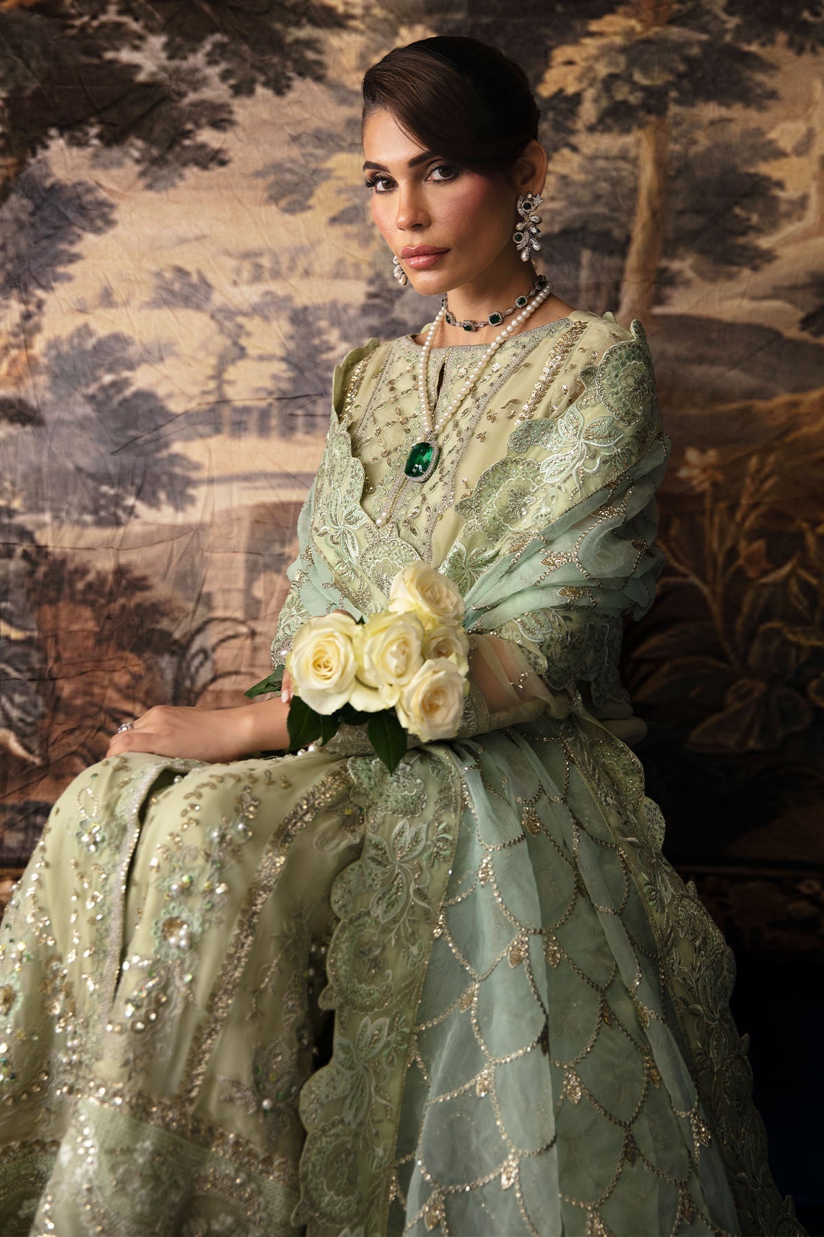 Nureh | Elanora Formal 24 | NEL-50-Meadow - Official Nureh stockist in UK - Sakeena London