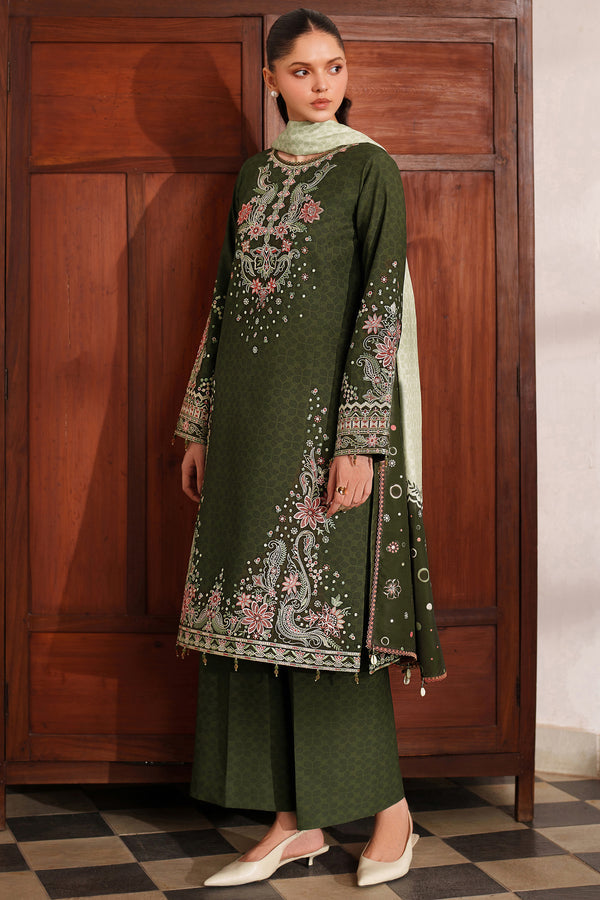 Farasha | Meline Premium Viscose 25 | Olive Drape - Official Farasha stockist in UK - Sakeena London