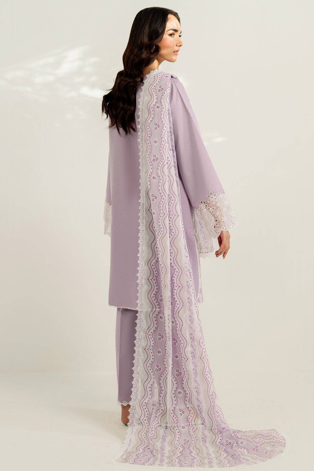 Farasha | Thread Lines Embroidered | Pastel Haze - Official Farasha stockist in UK - Sakeena London