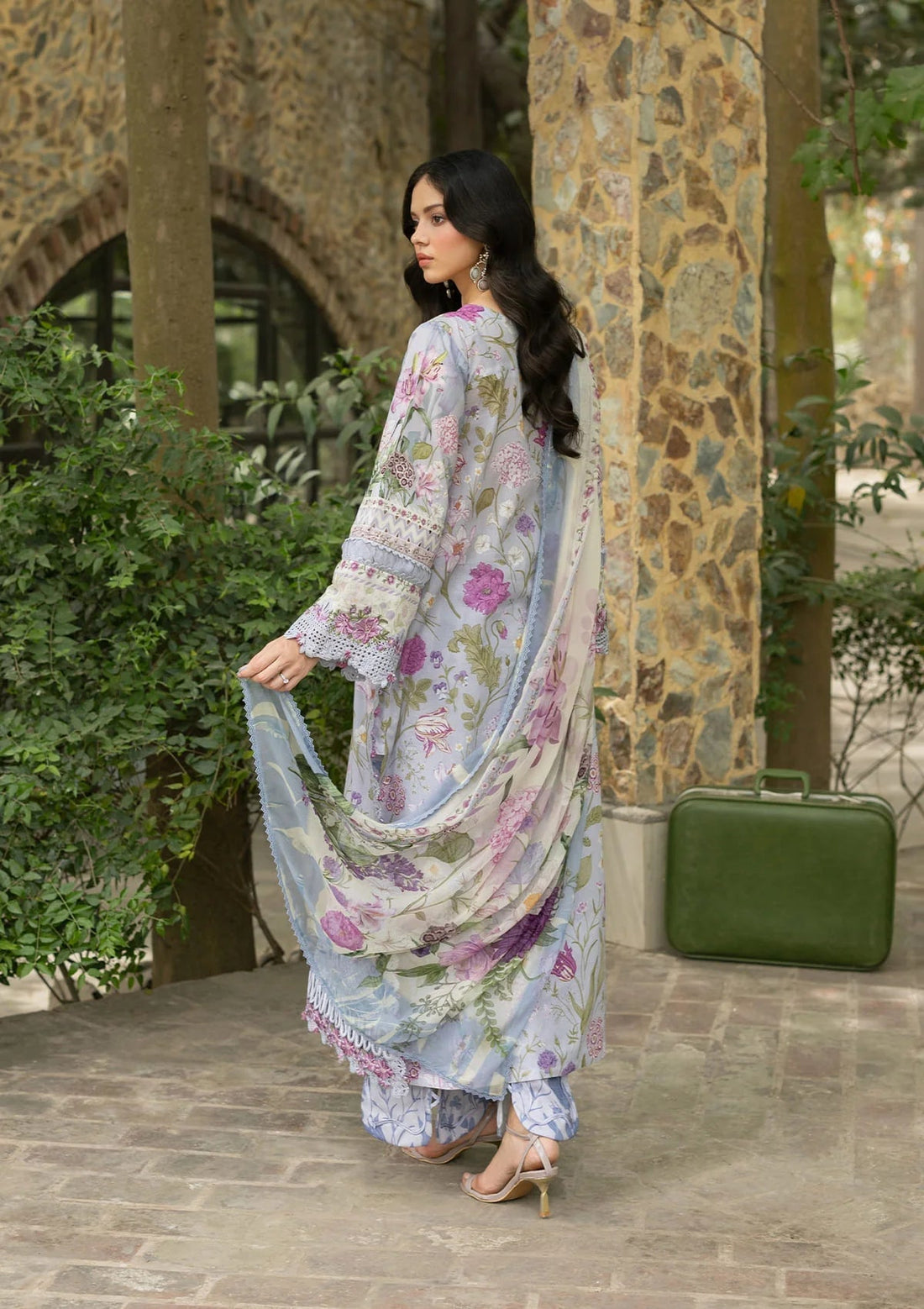 Elaf Premium | Signature Embroidered Lawn with Chiffon Collection 26 | ESG-5A ARIANA