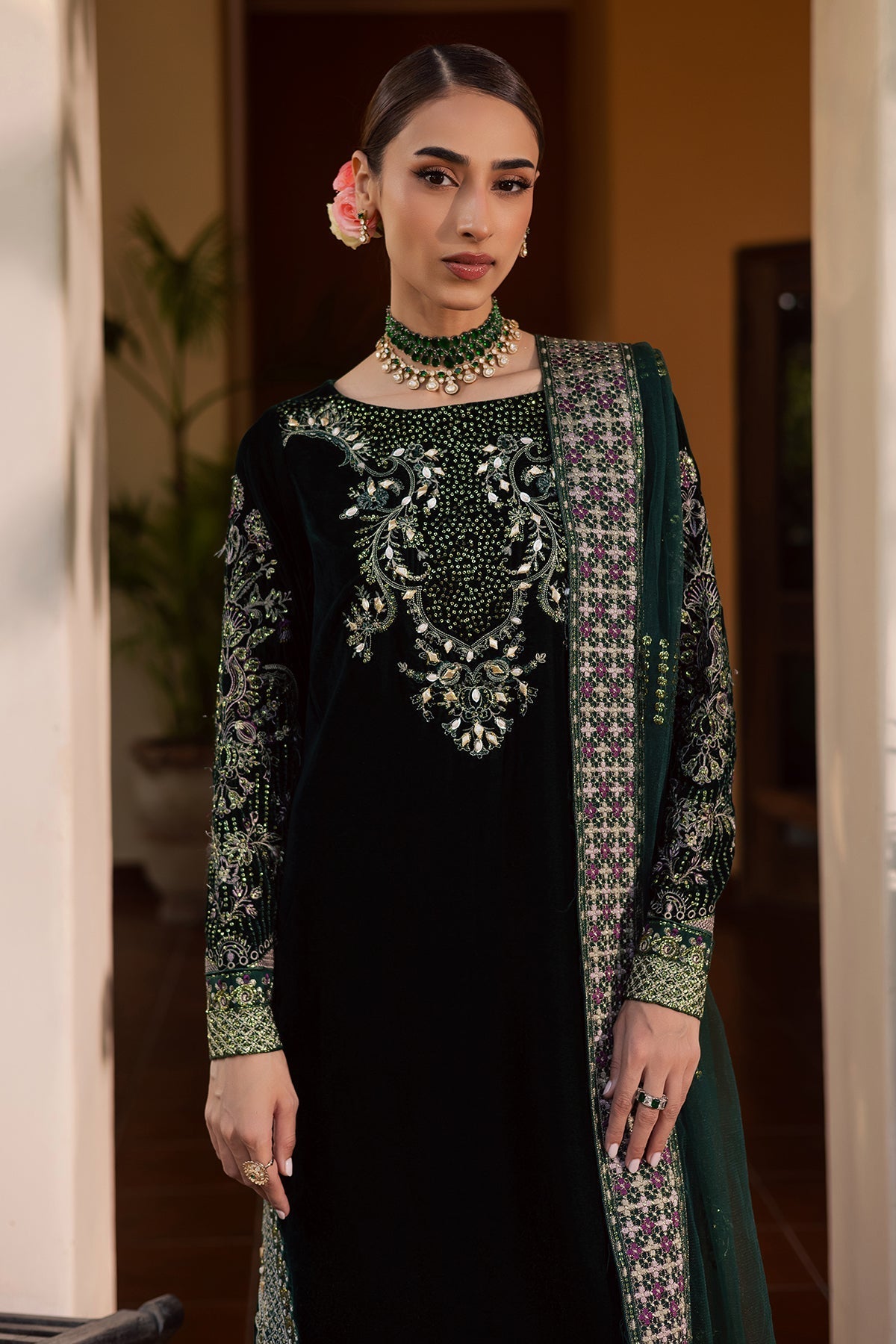 Nureh | Maya Velvet | NW-115 - Official Nureh stockist in UK - Sakeena London