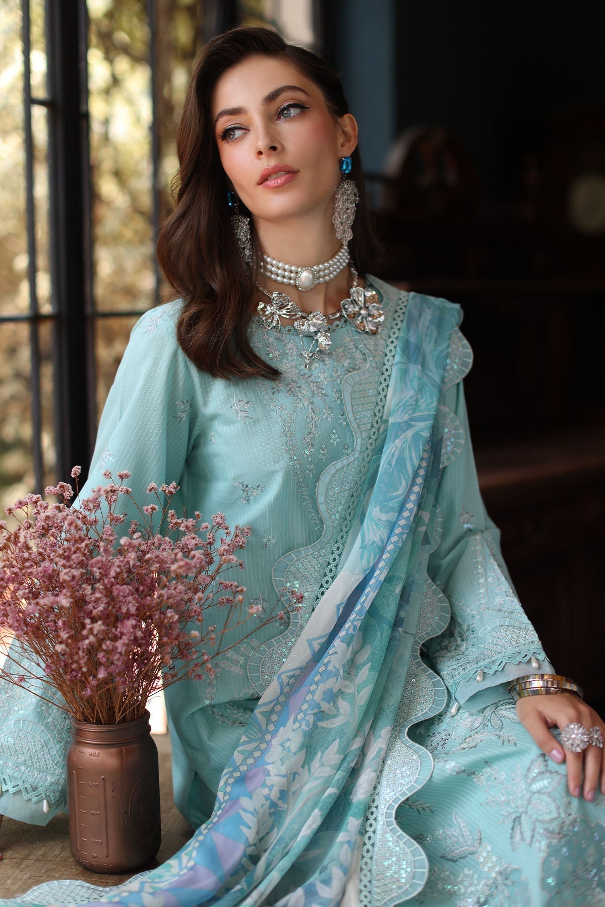 Nureh | Maya Lawn | NS-156 - Official Nureh stockist in UK - Sakeena London