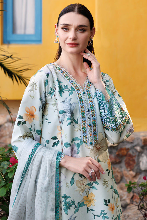 Farasha | Printed Essentials | Aqua Sparkle - Official Farasha stockist in UK - Sakeena London