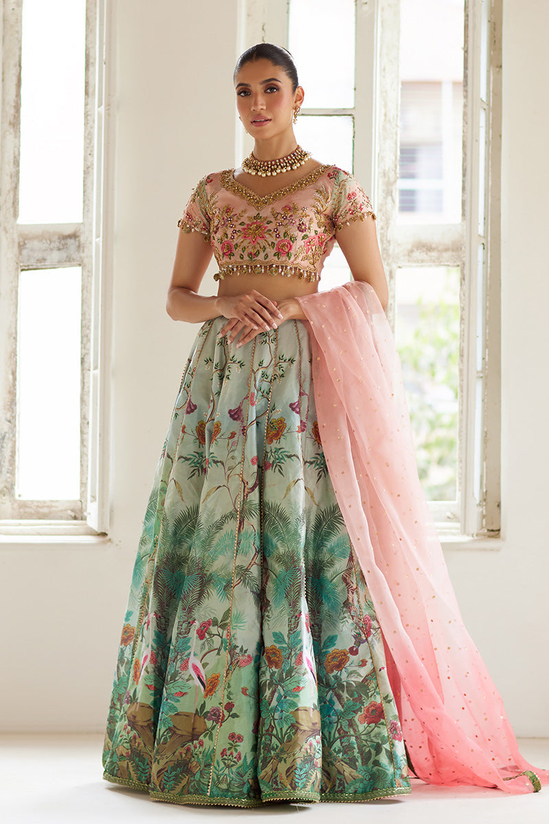 Mina Hassan | Formal Dholki Collection | Fayruz - Official Mina Hassan stockist in UK - Sakeena London