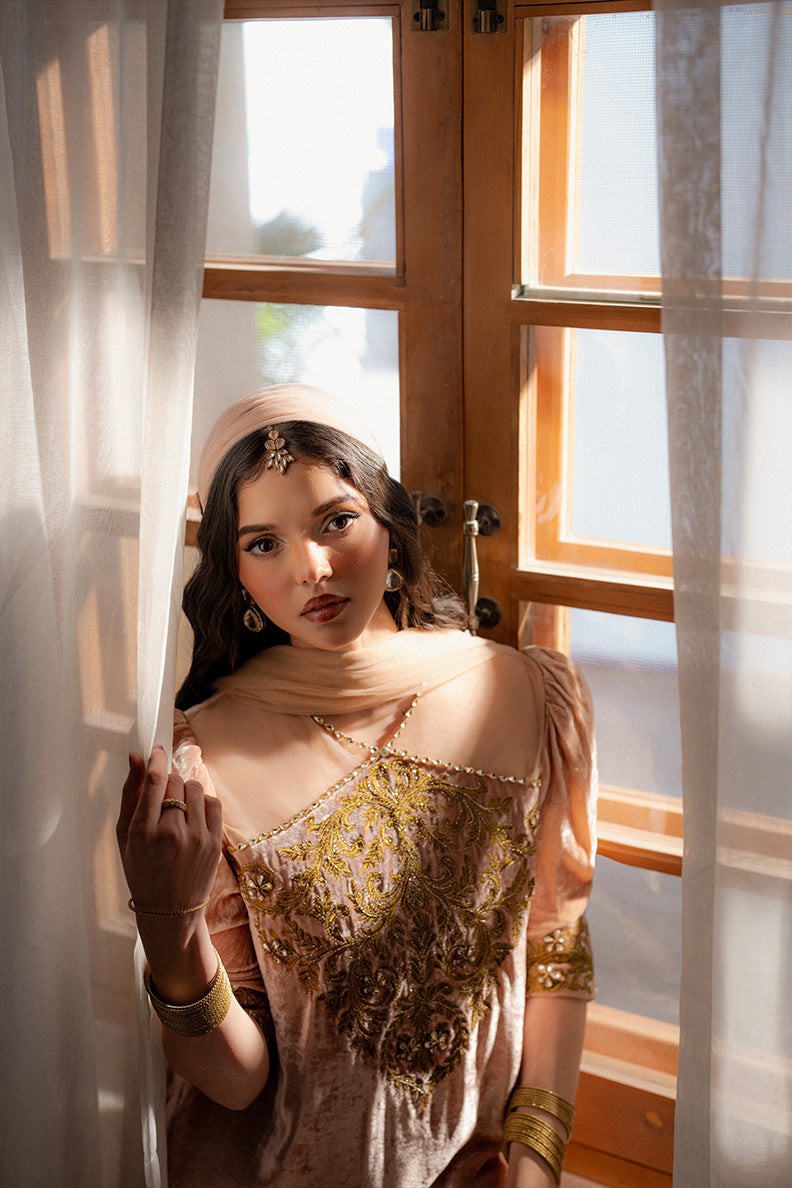 Caia | Luxury Velvet Edit 25 | Roselle (Pink) - Official Caia stockist in UK - Sakeena London