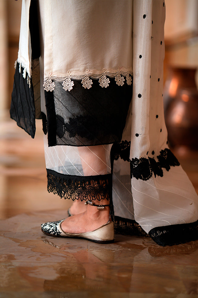 Fozia Khalid | Kahani Silk Luxury Dresses | Chandni - Official Fozia Khalid stockist in UK - Sakeena London