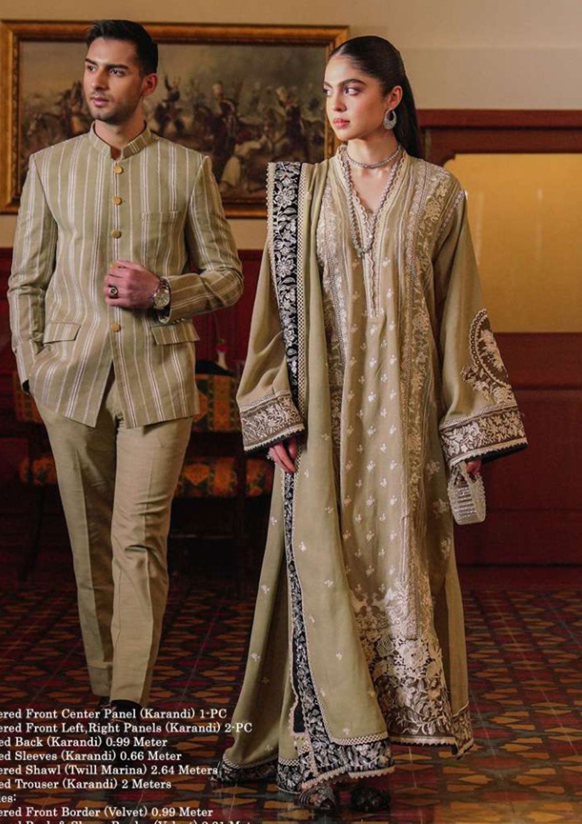 Winter Collection - Saira Rizwan - Unstitched - SR23#04 - Lamisa