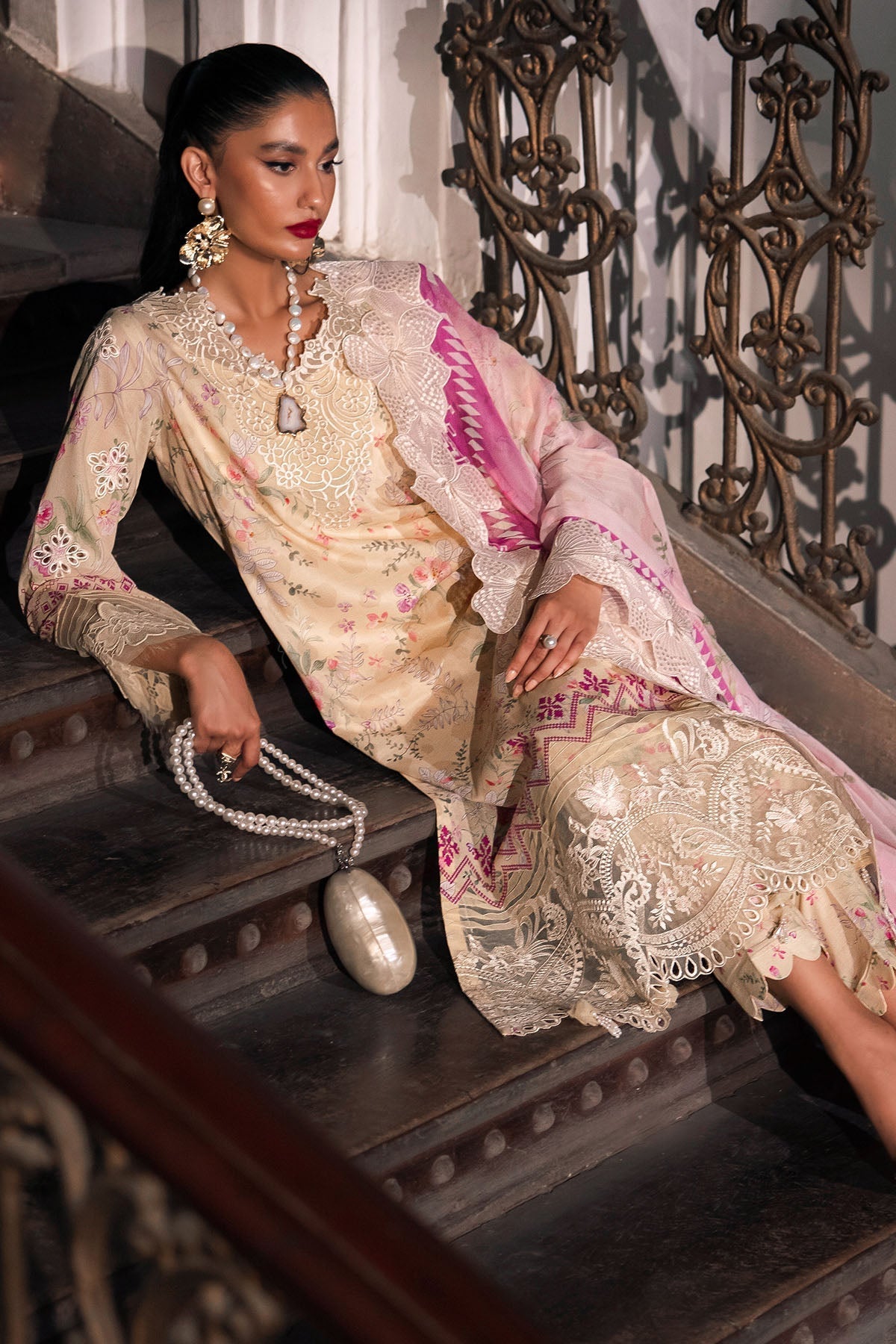 Nureh | Glam Girl Lawn | GL-14 - Official Nureh stockist in UK - Sakeena London