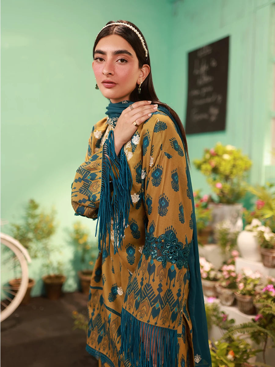 Salitex | Izel Lawn 24 | RADIANCE - LUXURY LAWN EMBROIDERED SUIT - Official Salitex stockist in UK - Sakeena London