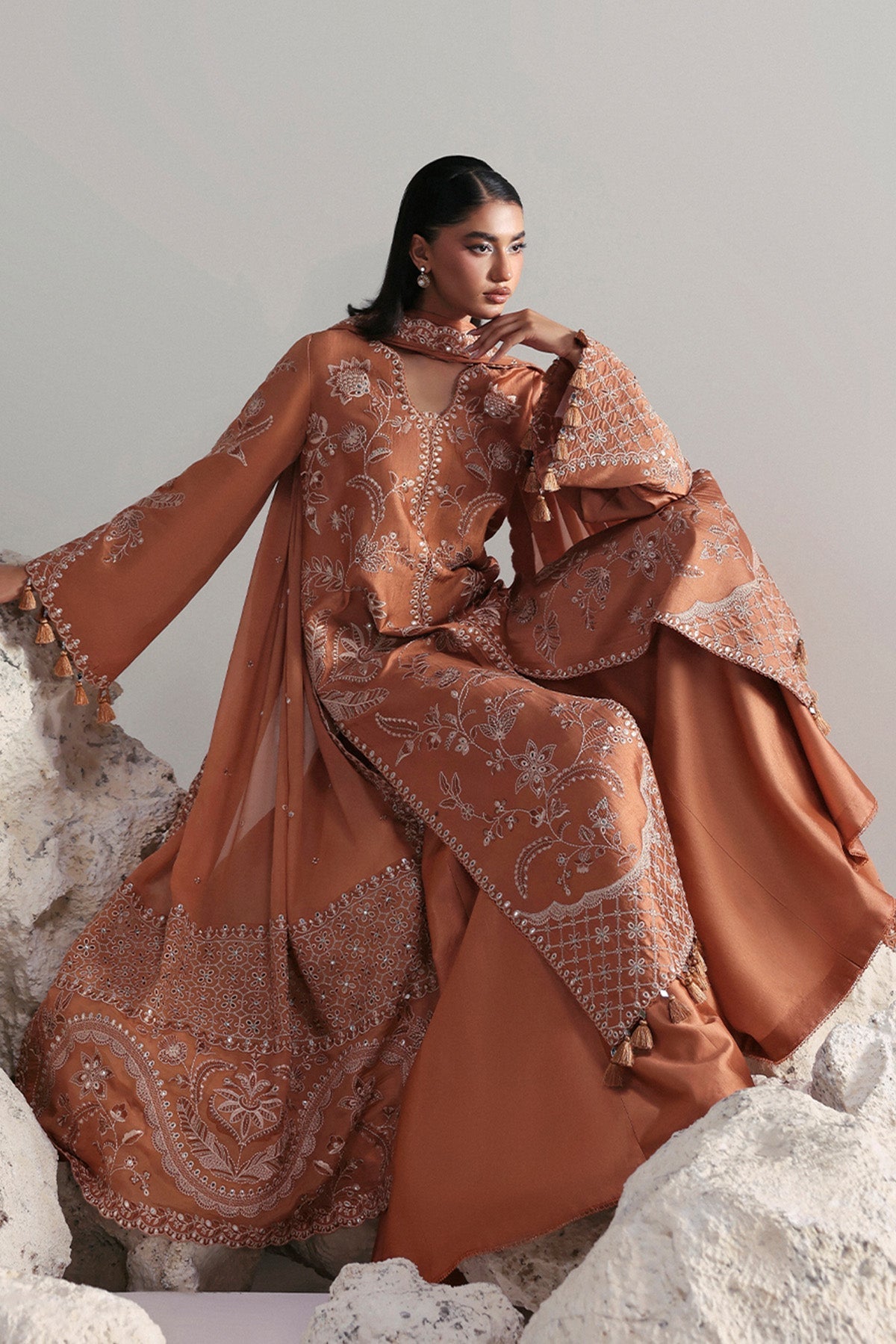 Afrozeh | Slate Ready to Wear | Anastaria - Official Afrozeh stockist in UK - Sakeena London