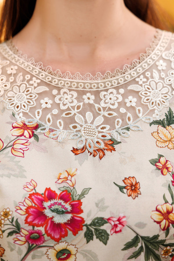 Farasha | Printed Essentials | Ivory Dusk - Official Farasha stockist in UK - Sakeena London