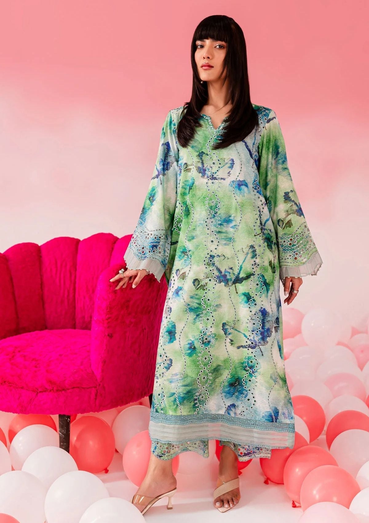 Lawn Collection - Nureh -  Ballerina 24 - NU2#142
